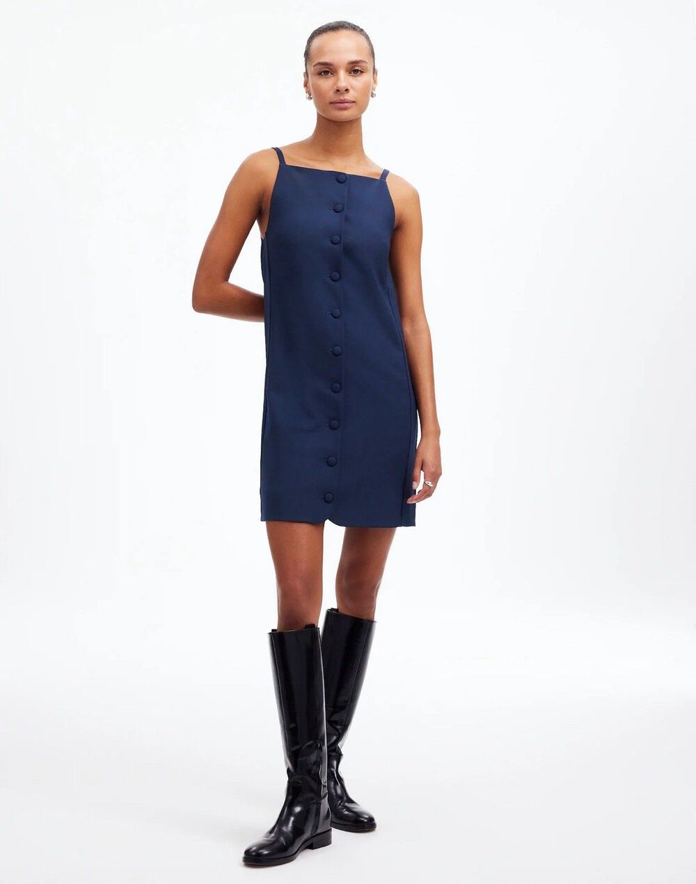 Madewell Womens High-Neck Sleeveless Vest Mini Dress NWT Size 2